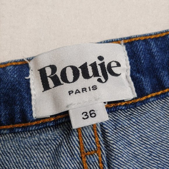 ROUJE Sabina Jeans Straight Leg Rouje Paris Denim EU 36 / 26 - 27 - Picture 2 of 14